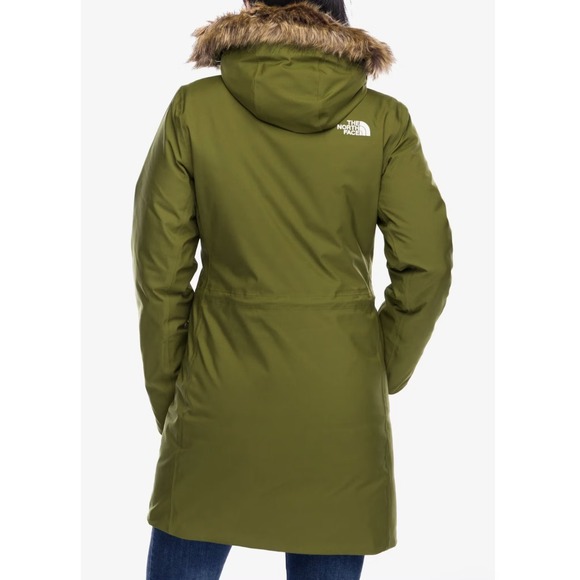 The North Face Arctic Down Parka Women's Size Small Forest Olive 60807 NEW - Picture 5 of 10